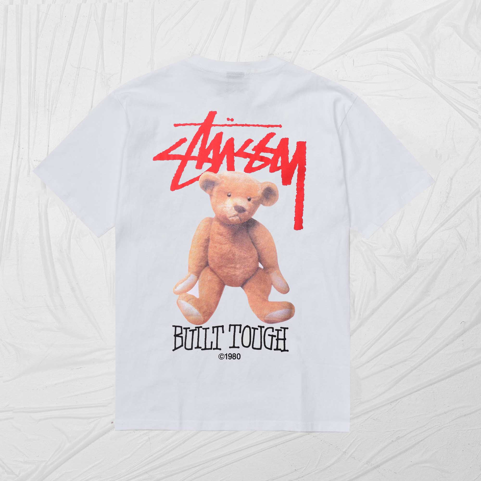 STUSSY BUILT TOUGH TEE - WHITE