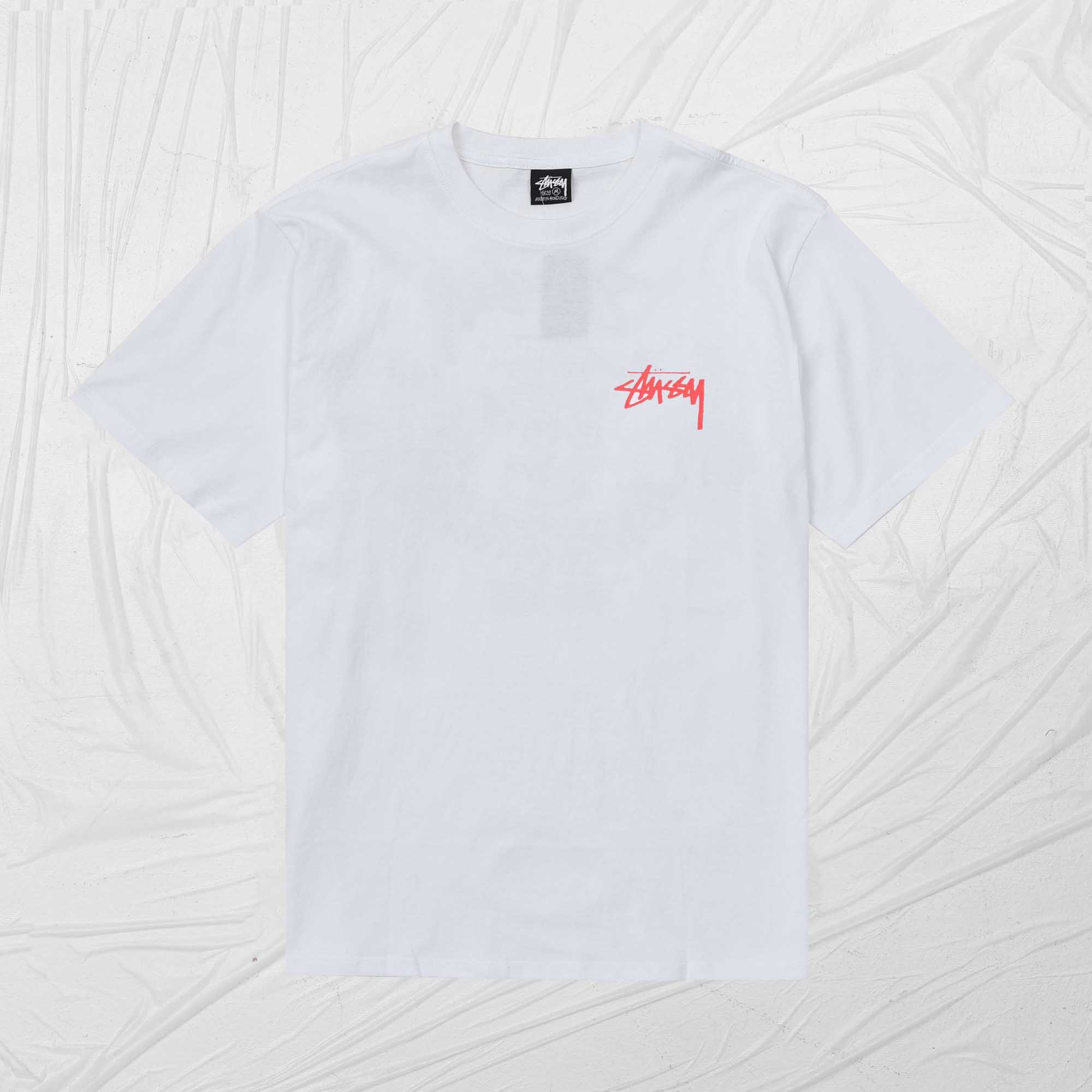 STUSSY SKATE TOUGHT TEE - WHITE