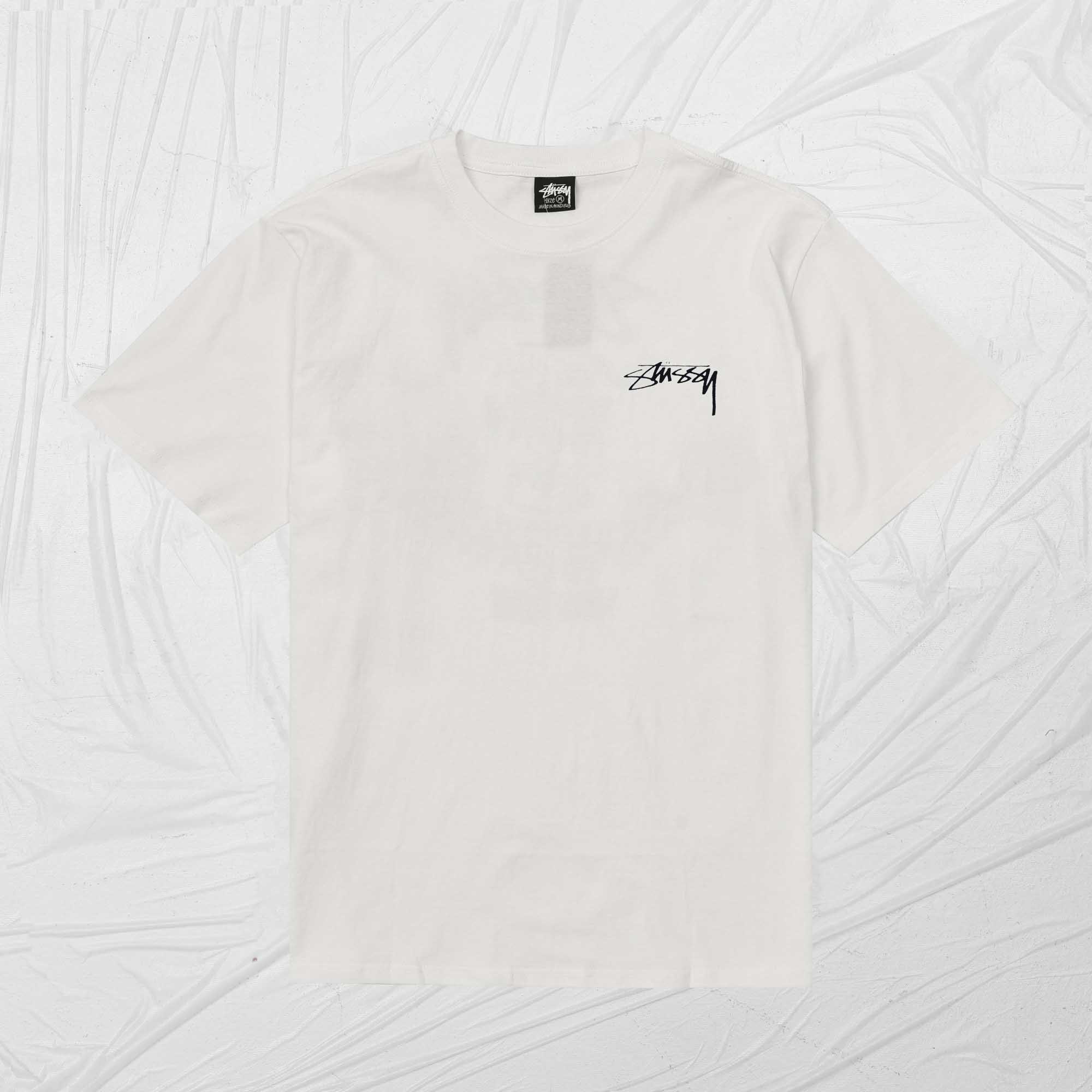 STUSSY ARACHIND DYED TEE - NATURAL