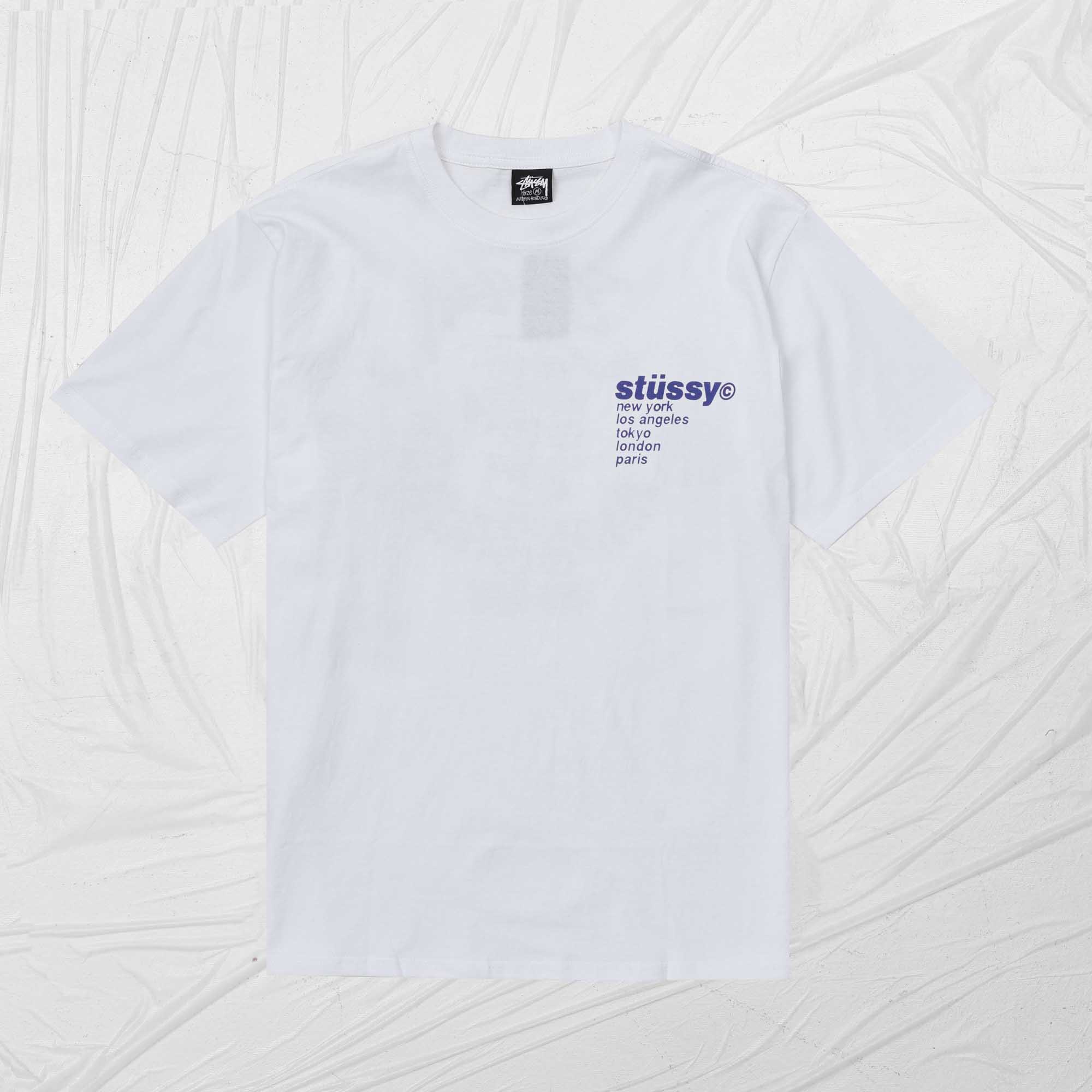 STUSSY STRAWBERRY TEE - WHITE