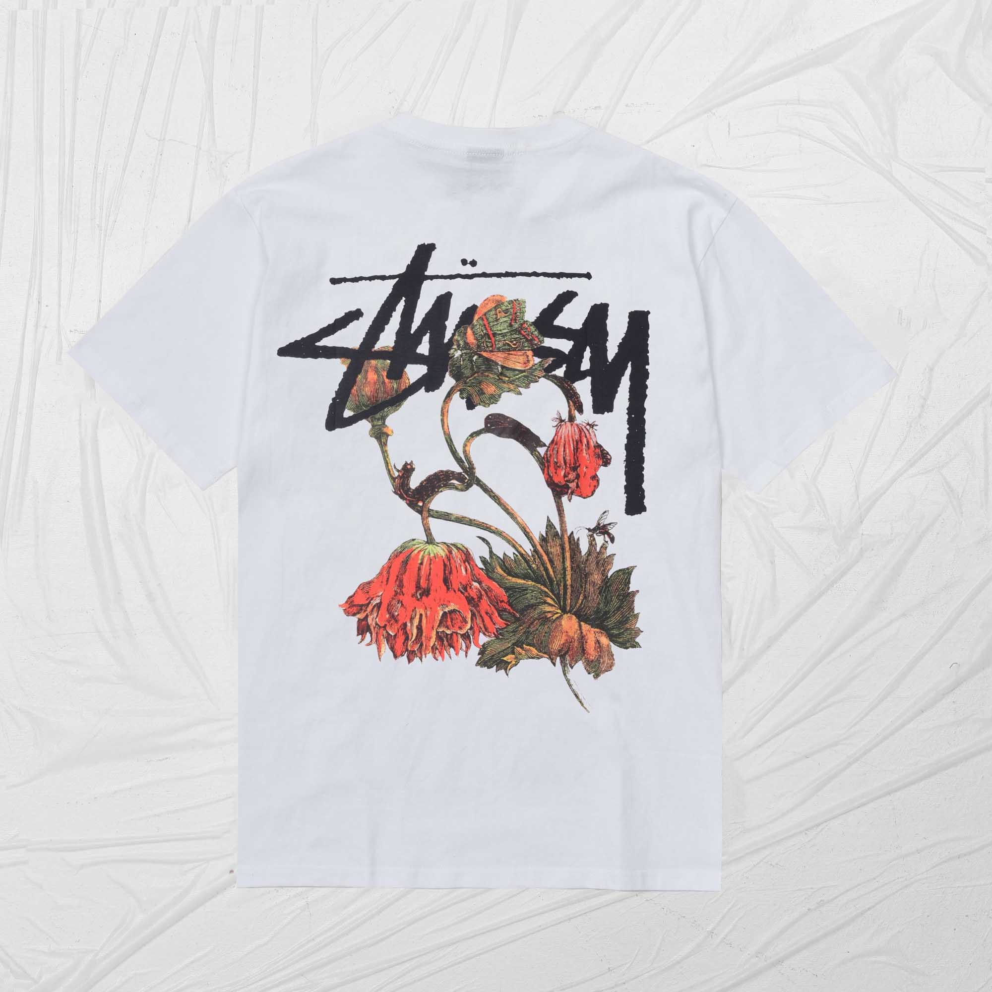 STUSSY WITHERED TEE - WHITE