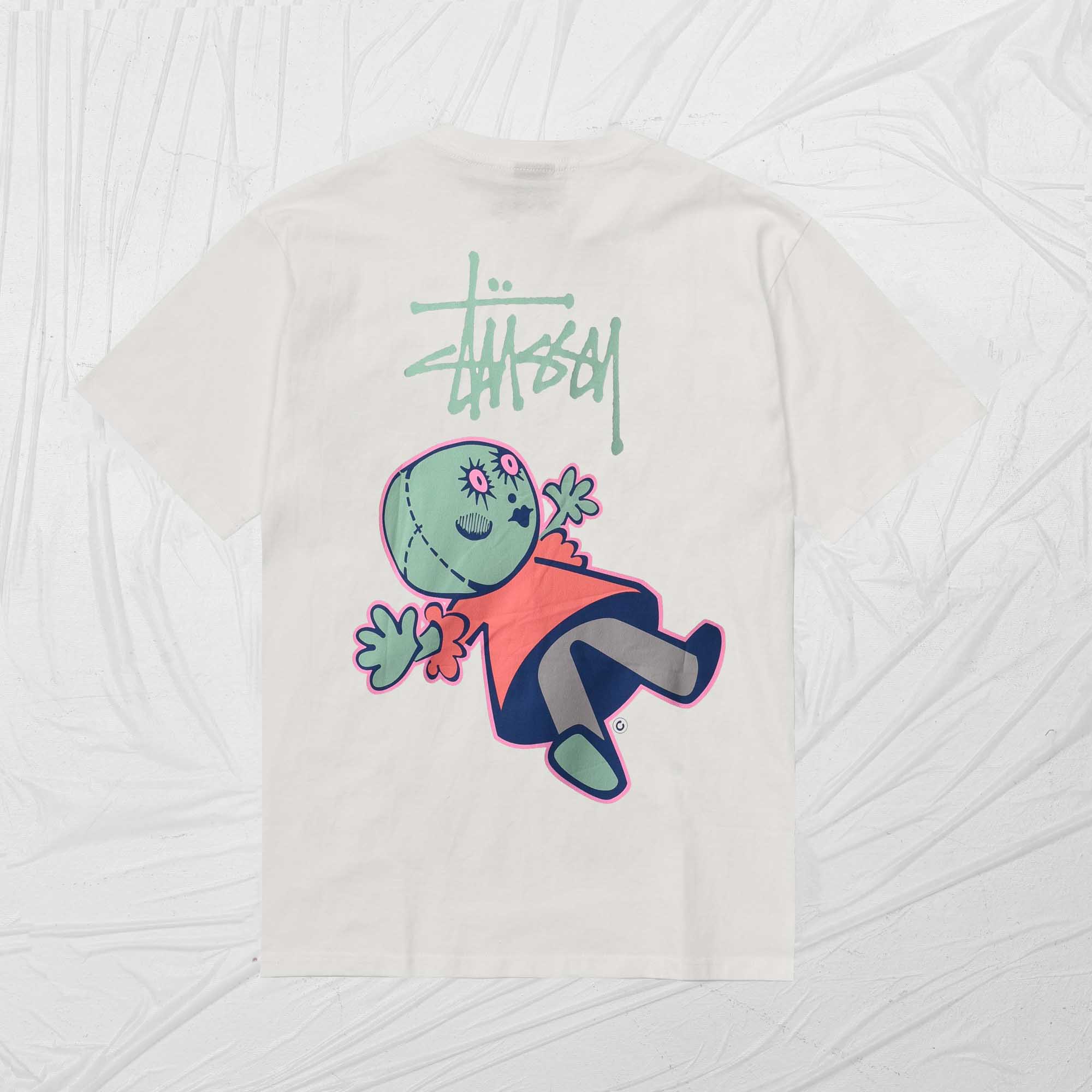 STUSSY DOLLIE DYED TEE - NATURAL