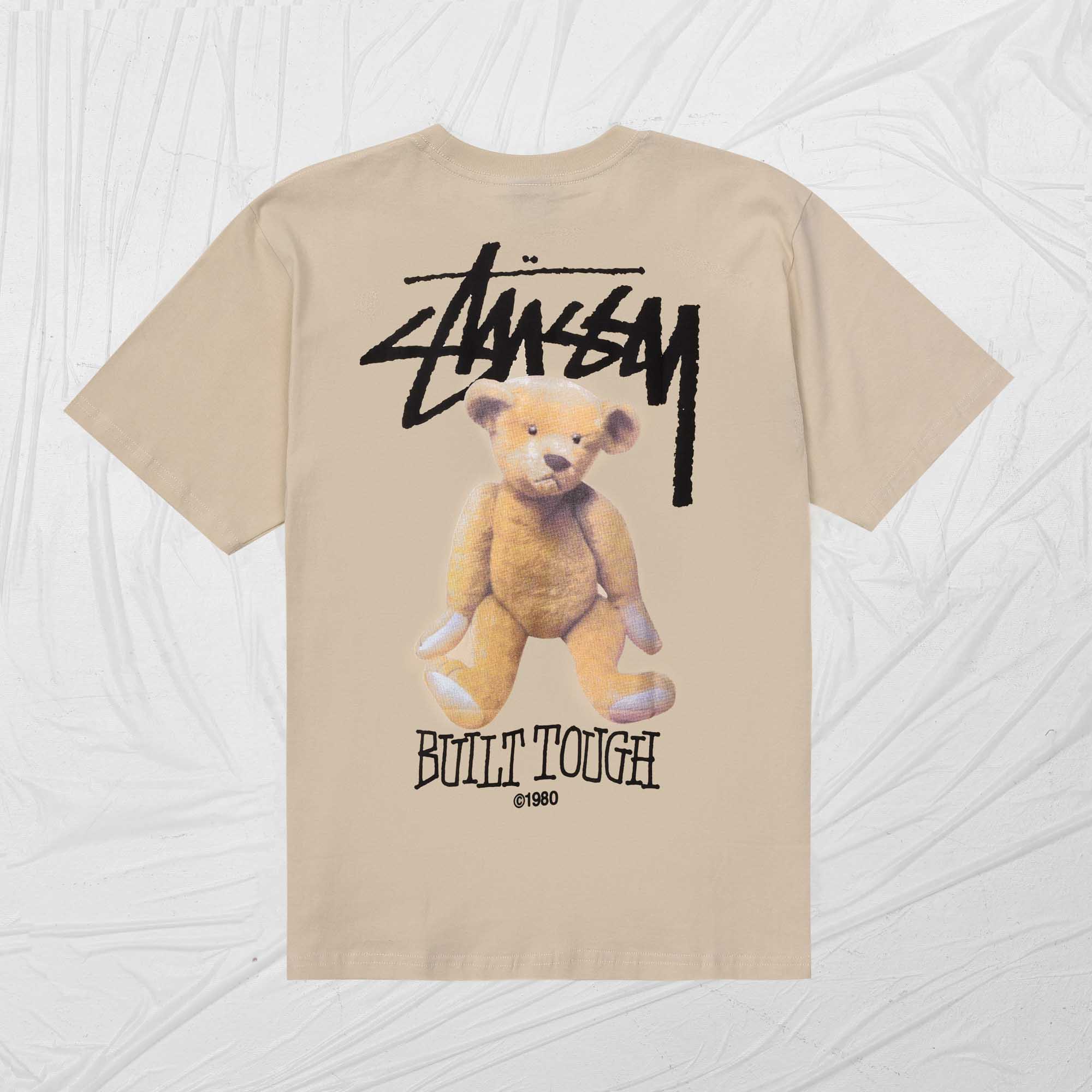 STUSSY BUILT TOUGH TEE - PUTTY