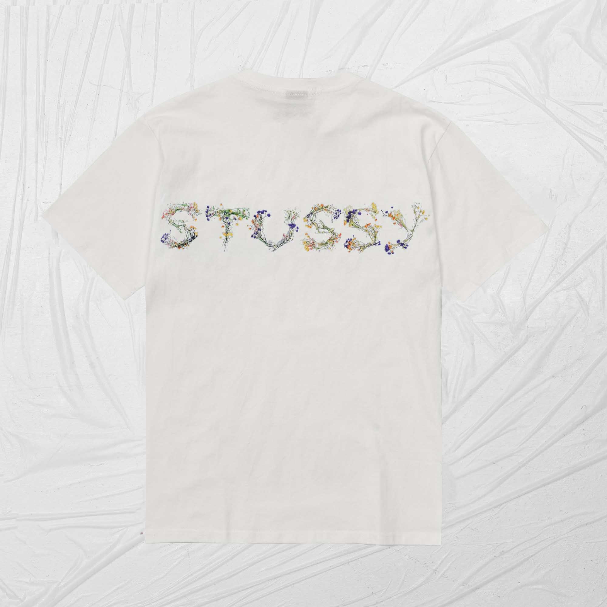 STUSSY BOKAY DYED TEE - NATURAL