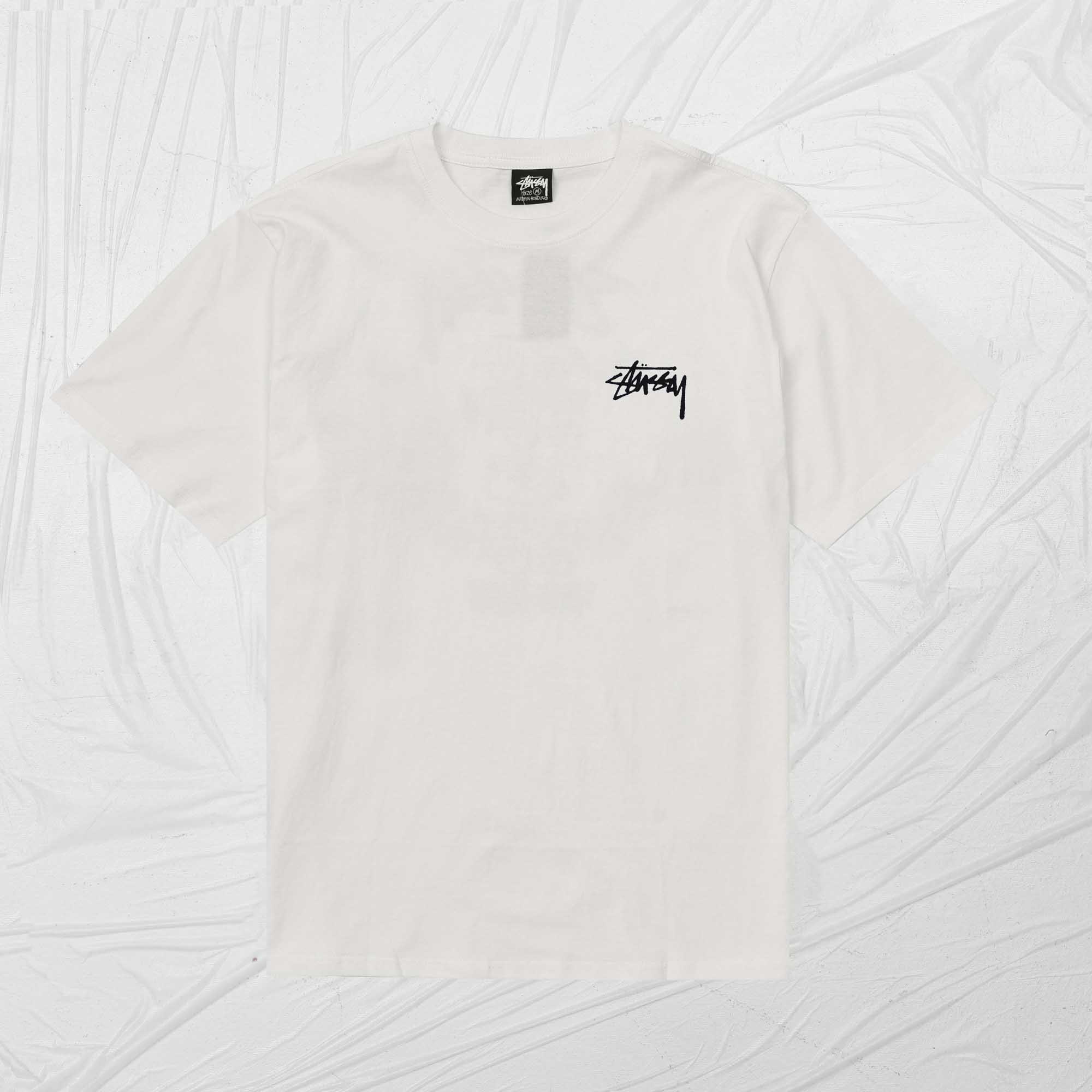 STUSSY EM N WEEP DYED TEE - NATURAL