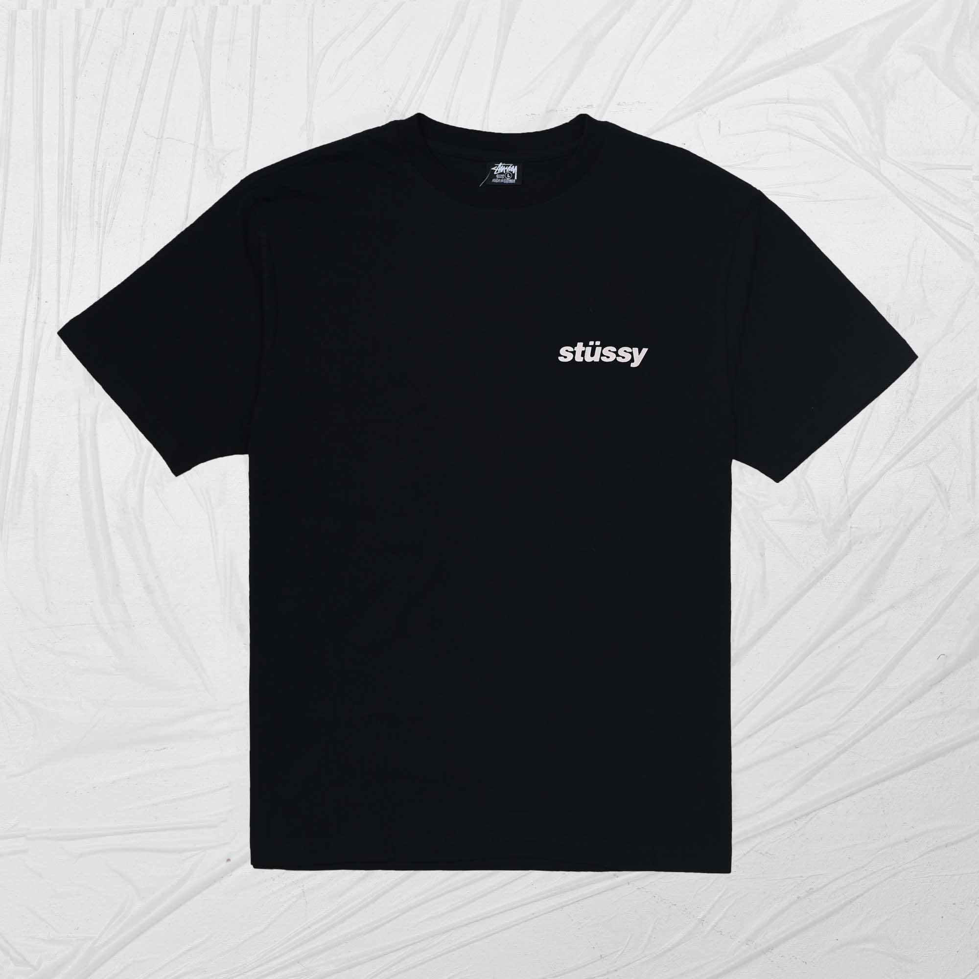 STUSSY POPSICLE TEE - BLACK