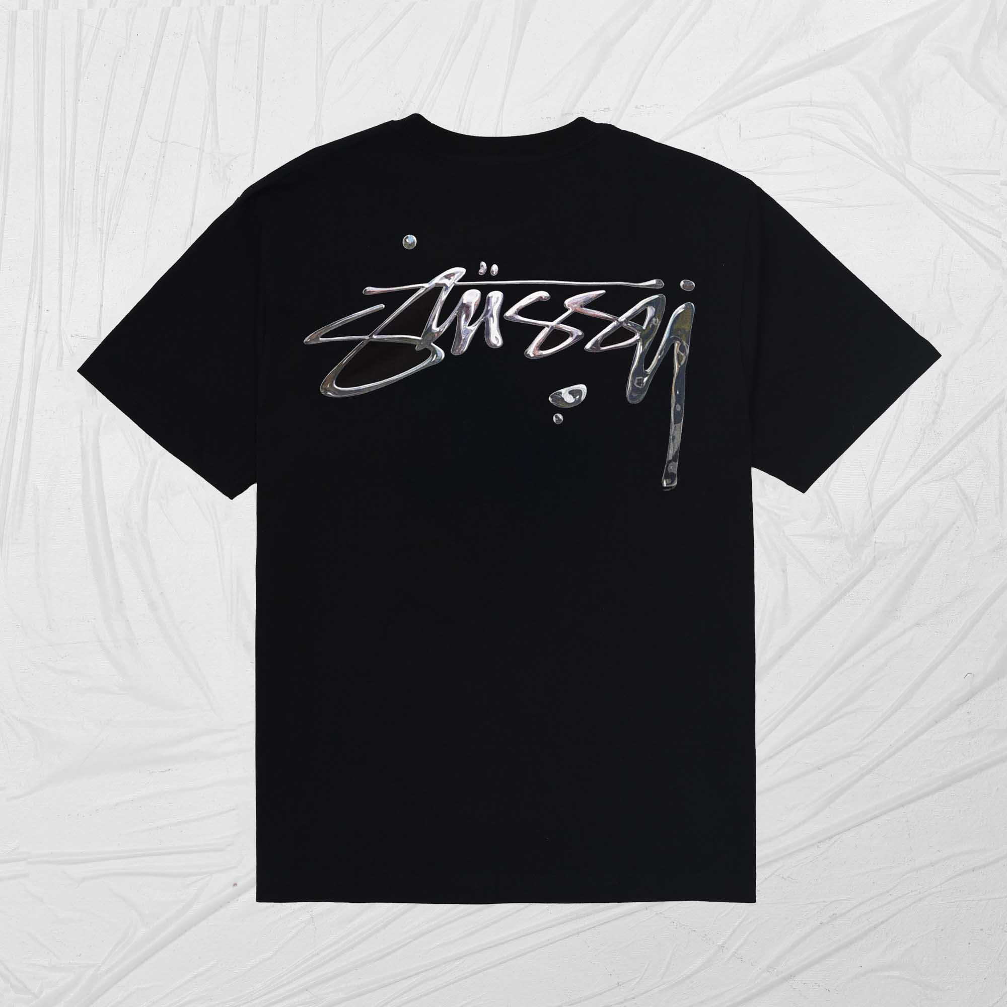 STUSSY MERCURY TEE - BLACK