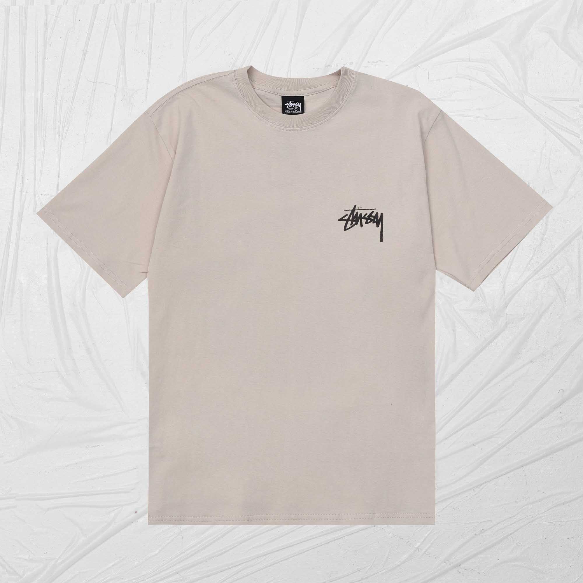 STUSSY FUZZY DICE TEE - SMOKE