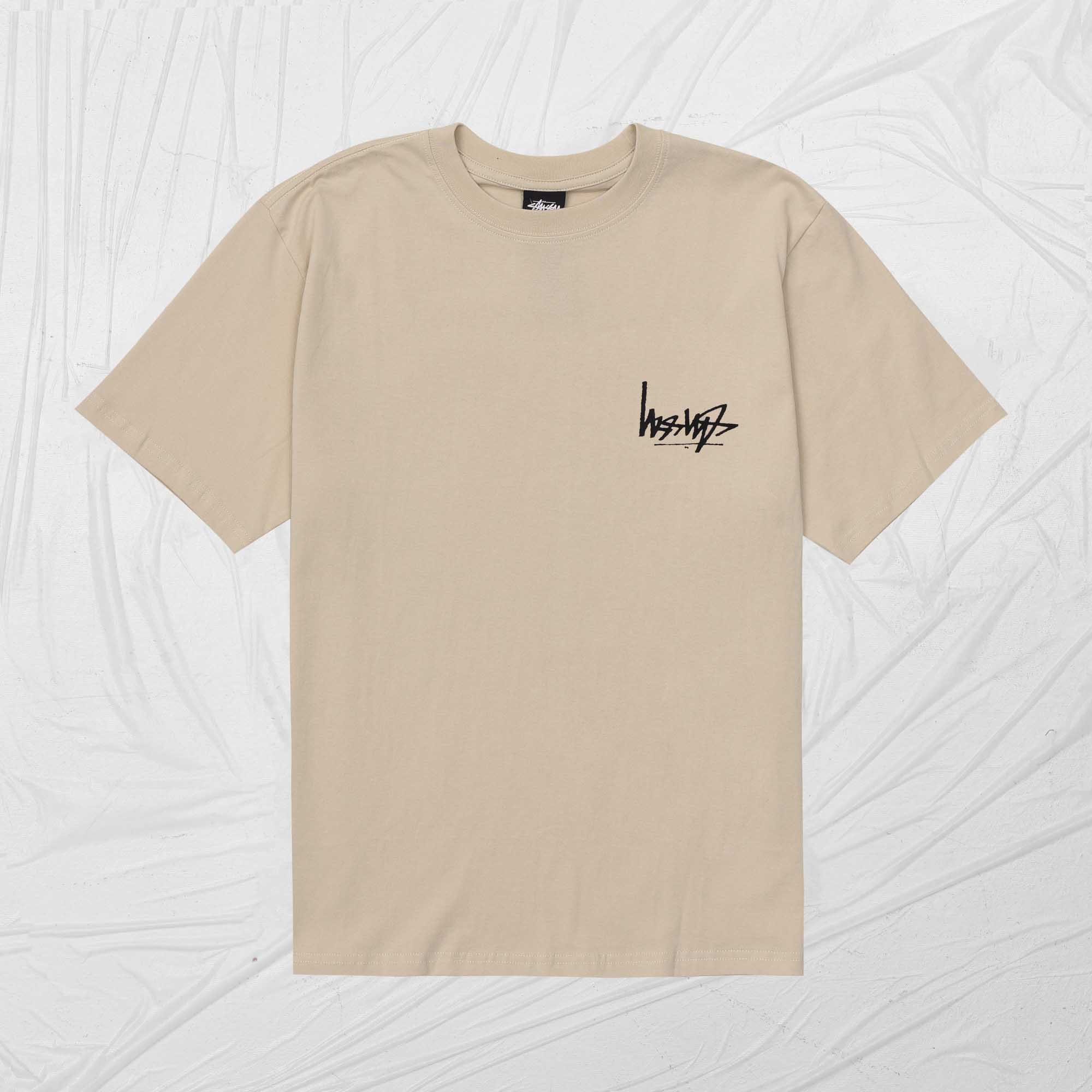 STUSSY FLIPPED TEE - PUTTY