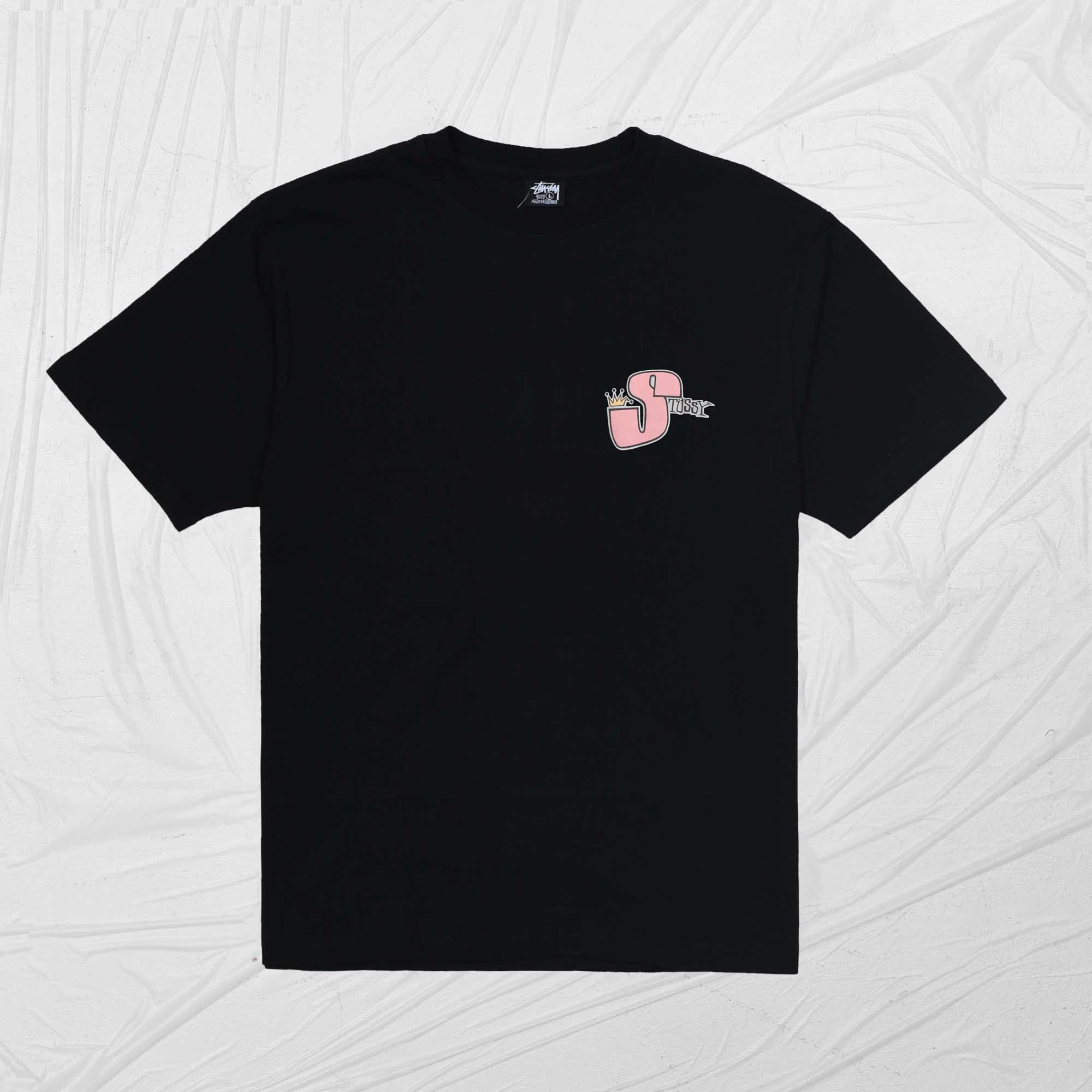 STUSSY PHAT S TEE - BLACK