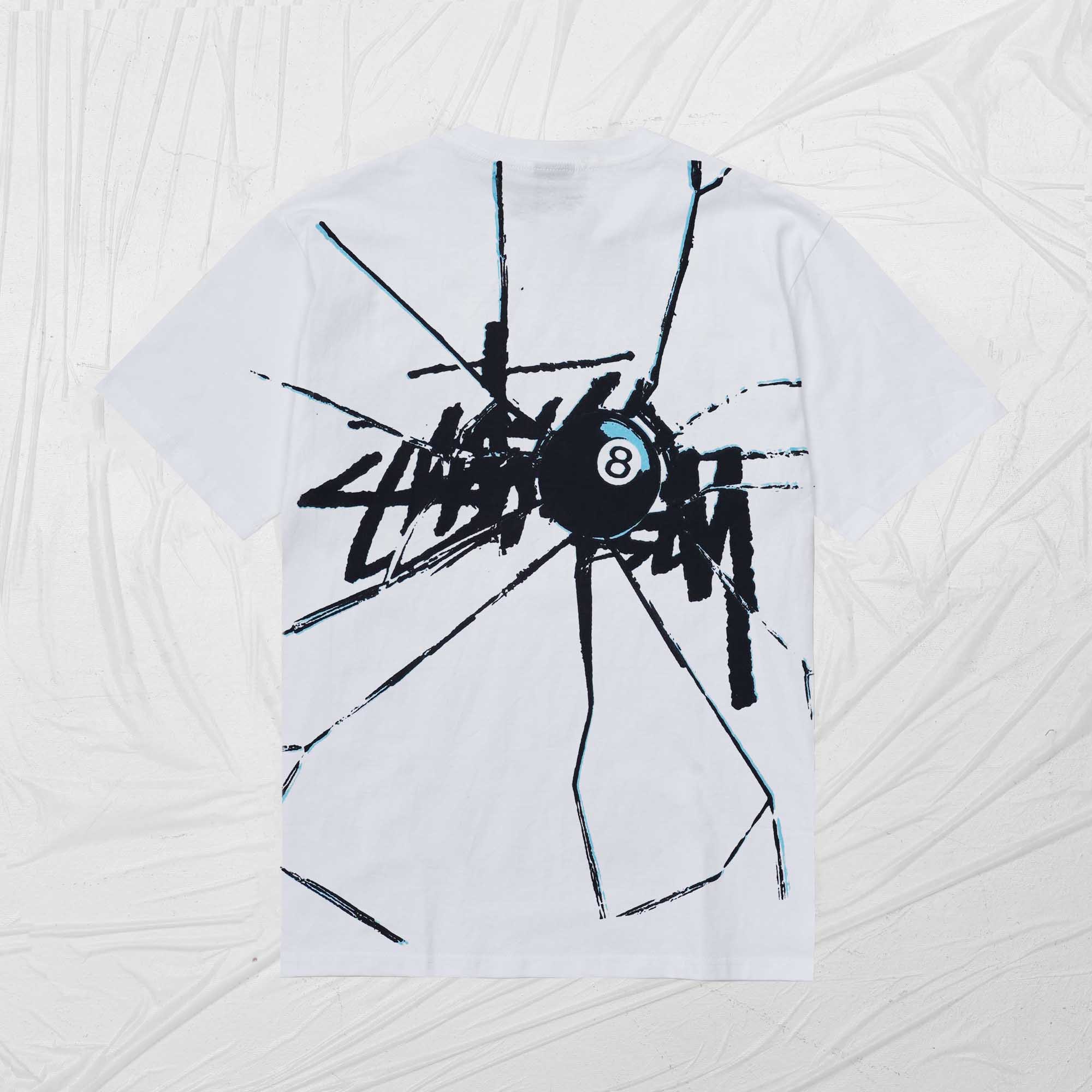 STUSSY SHATTERED TEE - WHITE