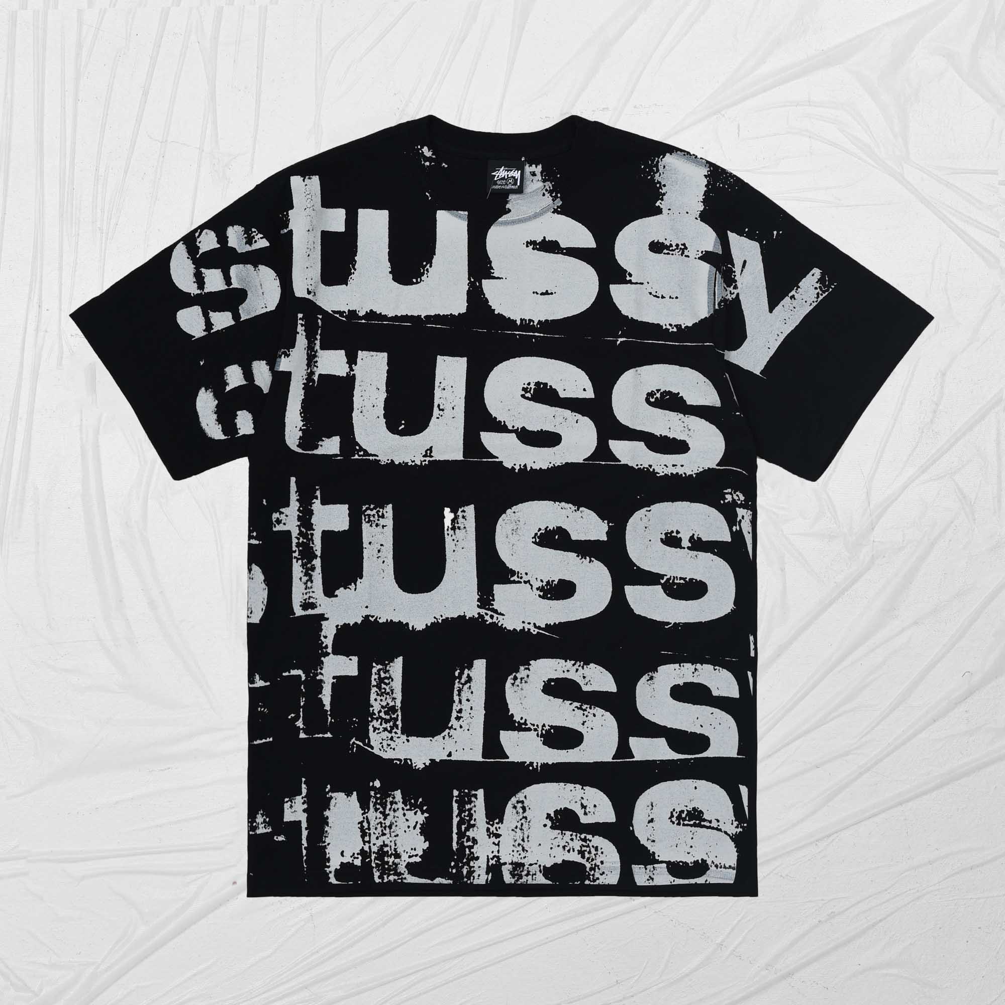 STUSSY STAMP TEE - BLACK