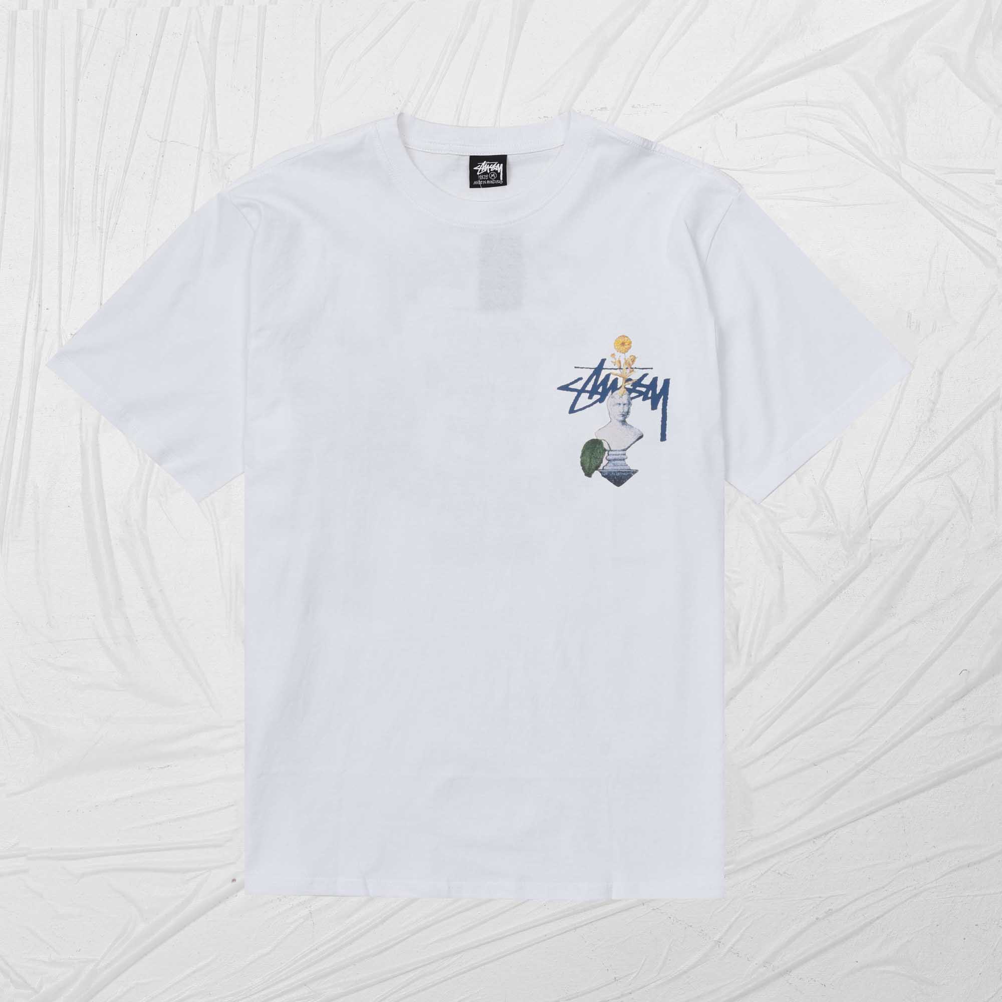 STUSSY PSYCHEDELIC TEE - WHITE