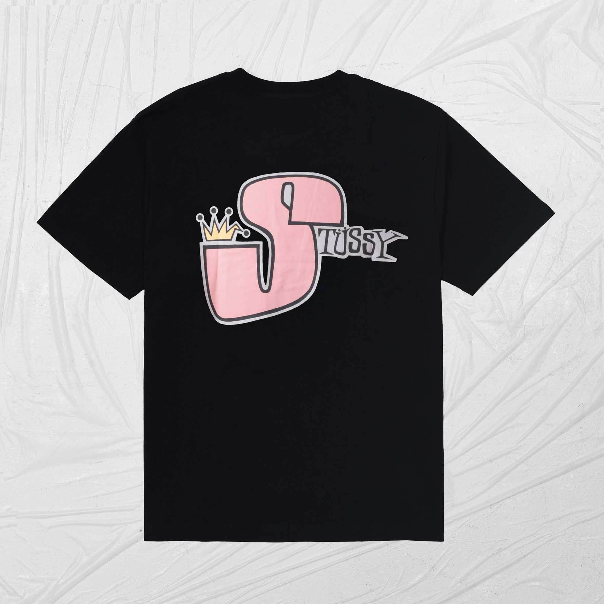 STUSSY PHAT S TEE - BLACK