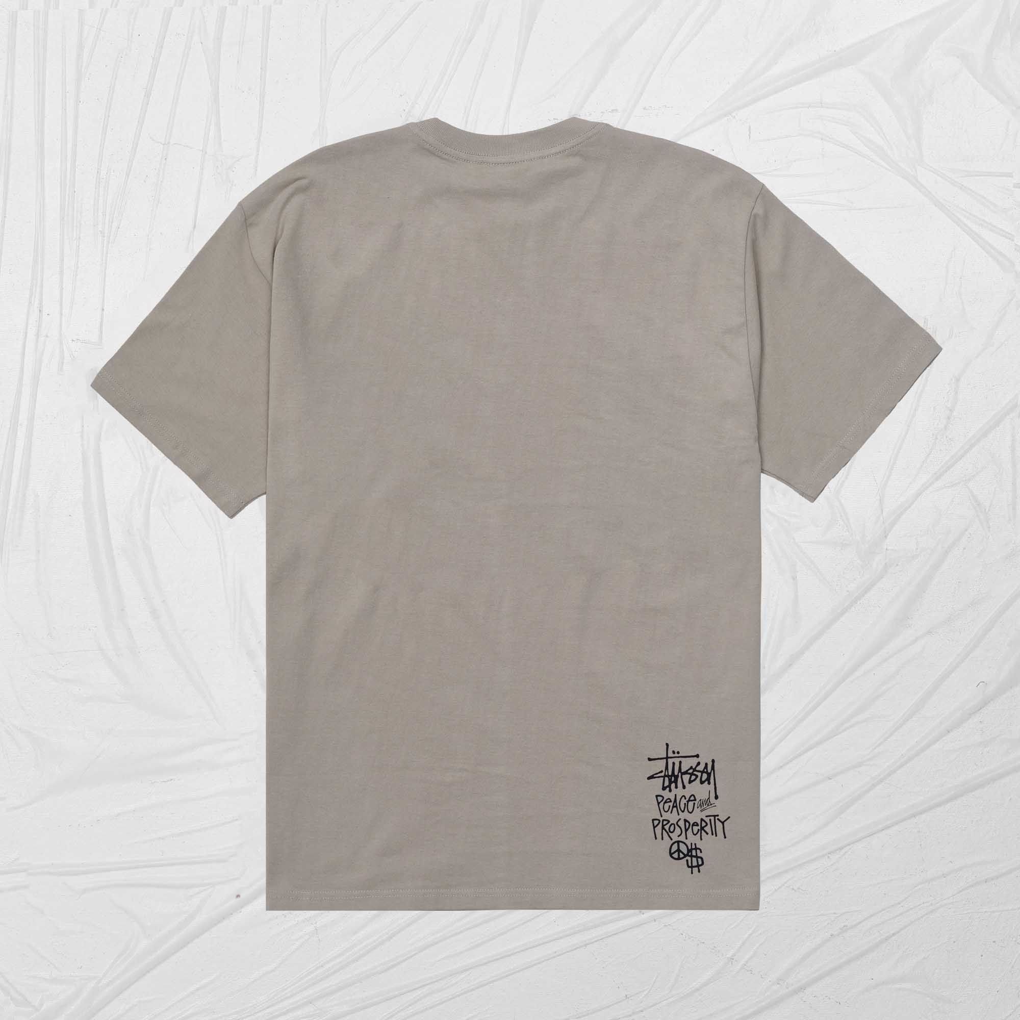 STUSSY PEACE TEE - KHAKI