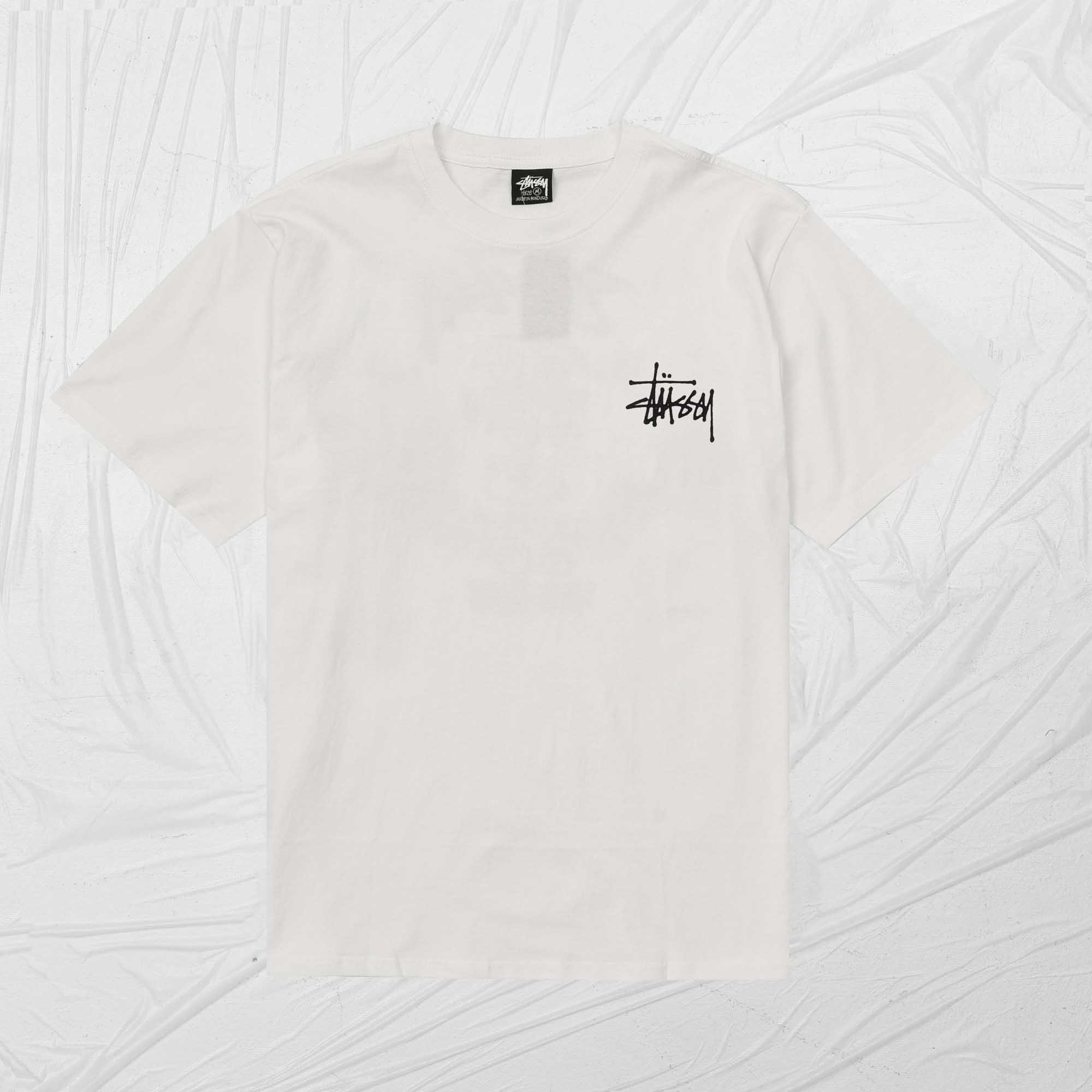 STUSSY FALLEN ANGEL DYED TEE - NATURAL